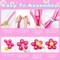 166pcs Magic Balloon Garland Arch Kit, Hot Pink Purple Green Party Decorations with Orange Yellow Pink Purple Green Teal Latex Balloons for Trol Themed Birthday Party Baby Shower Wedding Decorations